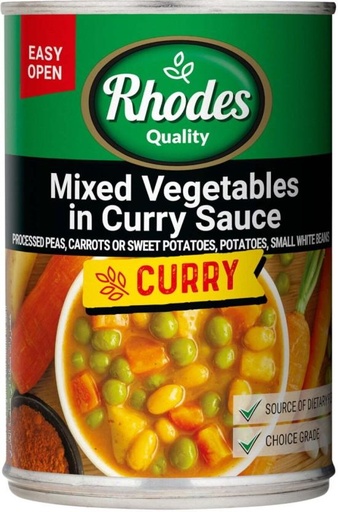 [CFDHFRS7DGYNHFXX] Rhodes Mixed Vegetables in Curry Sauce Vegetables (410 g)