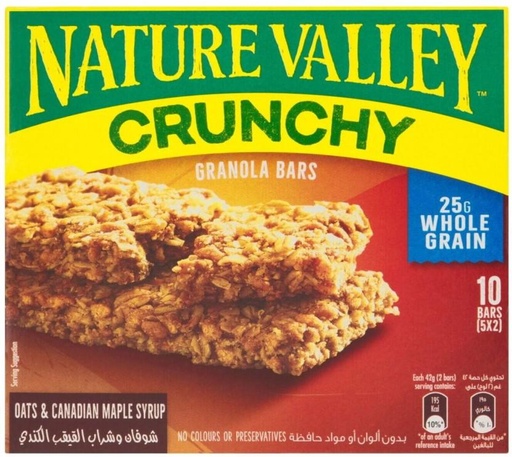 [CFEH26UKGN3XWWXY] Nature Valley Crunchy Oat & Canadian Maple Syrup Granola Bars Box (42 g)