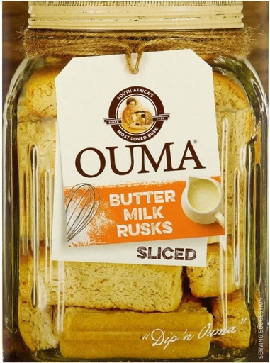 [RSKHFZSHS8ZYGPBM] Ouma Sliced Butter flavoured Buttermilk Rusk (450 g)