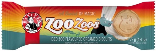 [CKBH7RJ2TAXBEGME] Bakers Zoo Zoos Cream Sandwich Biscuit (125 g)