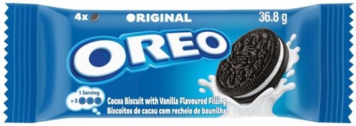 [CKBHFU62W3ZM4V7Y] Oreo Original Milk Flavoured Cream Filled Biscuit (36.8 g)