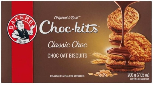 [CKBHFU62UHGJNSBT] Bakers Classic Choc Oat Biscuit (200 g)