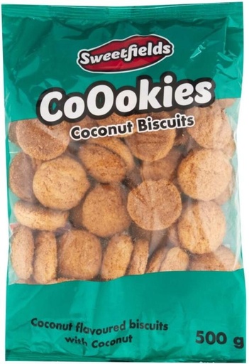 [CKBHFU62HY6ZC34Y] Sweetfields Coconut Flavoured Cookies (500 g)