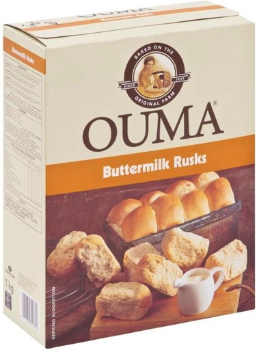 [RSKHFZSHWHF3EZKE] Ouma Traditional Buttermilk flavoured Buttermilk Rusk (1 kg)
