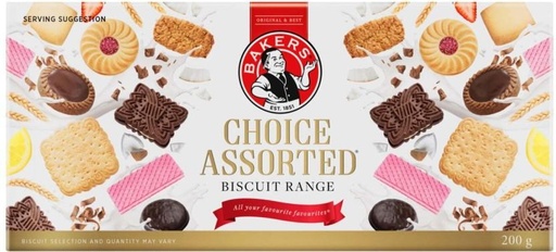 [CKBHFTBHYMQ26MYC] Bakers Choice Assorted Biscuit Assorted Biscuit (200 g, Pack of 12)