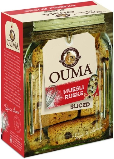 [RSKHFZSHC9TZGSG5] Ouma Sliced Sweet, Muesli flavoured Muesli Rusk (450 g)