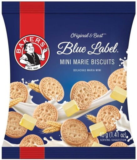 [CKBHFU62XAWHCK4W] Bakers Blue Label Marie Biscuit (40 g)