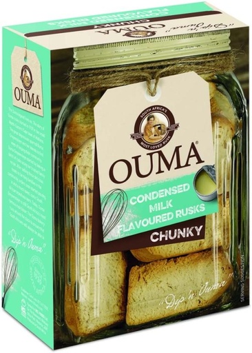 [RSKHFZTAQGUMZFYY] Ouma Chunky Condensed Milk flavoured Milk Rusk (500 g)