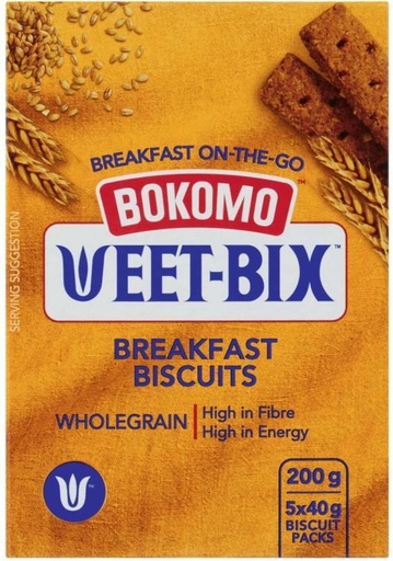 [CKBH4TVGQJG9V8BZ] Bokomo Weet-Bix Breakfast Wholegrain Cookies (200 g)