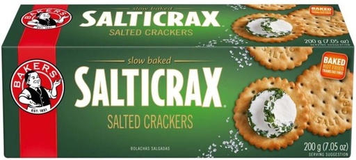 [CKBH4TVCFDUURHDC] Bakers Slow Baked Salticrax Salted Biscuit (200 g, Pack of 12)