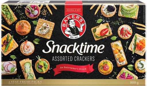 [CKBH7RJ2KDXKCJGU] Bakers Snacktime Savoury Biscuits Sweet & Salty Biscuit (800 g, Pack of 6)