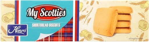 [CKBHFU628CJPCNEH] Henro My Scotties Shortbread Cookies (185 g, Pack of 12)