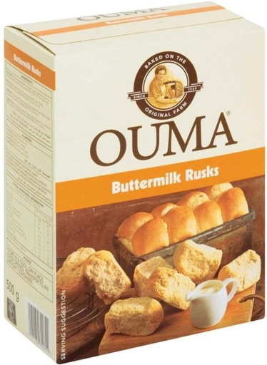 [RSKHFZSHFFNHDVU9] Ouma Chunky Buttermilk flavoured Buttermilk Rusk (12 x 500 g)