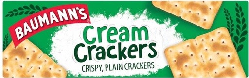 [CKBHFTBQGNPHJHUK] Baumann's Cream Crispy Crackers Plain Biscuit (2400 g, Pack of 12)