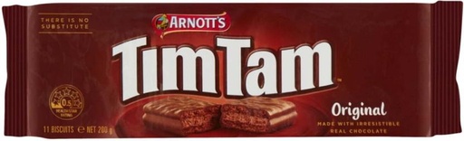 [CKBH4TVG7GYSMDMV] Arnotts Tim Tam Original Chocolate Cream Sandwich Biscuit (200 g)