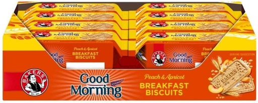 [CKBH4TVCV5SYGBDY] Bakers Good Morning Breakfast Biscuits Peach & Apricot Breakfast Biscotti (50 g, Pack of 16)