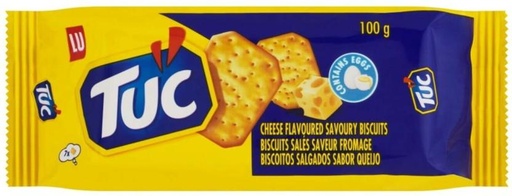 [CKBH4TVGGQ5UKF6F] Tuc Cheese Flavoured Savoury Cream Cracker Biscuit (100 g, Pack of 24)
