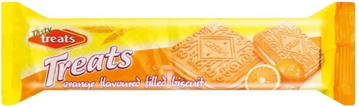 [CKBHFU62D66FZY9Z] Tasty Treats Orange Flavored Biscuits Cream Filled Biscuit (960 g, Pack of 12)