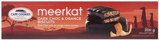 [CKBHFU62RERHJR6F] Cape Cookies Dark Choc and Orange Cream Sandwich Biscuit (200 g)