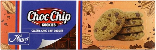 [CKBHFU62ZD6G8NMH] Henro Classic Choc Chip Cookies (160 g, Pack of 12)