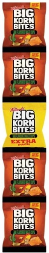 [CPSHFS7YQVUDGRZZ] Willards Big Corn Bites BBQ Flavoured Maize Chips (5 x 25 g)