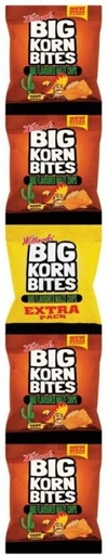 [CPSHFS7YQVUDGRZZ] Willards Big Corn Bites BBQ Flavoured Maize Chips (5 x 25 g)