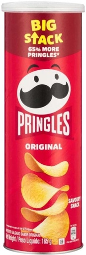 [CPSH7M5QRC5UGRBW] Pringles Potato Chips Original Chips (1 x 165 g)