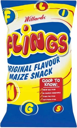 [CPSHFS7YH4ZCCYKG] Willards Flings Maize Snack Puffcorn (1 x 150 g)