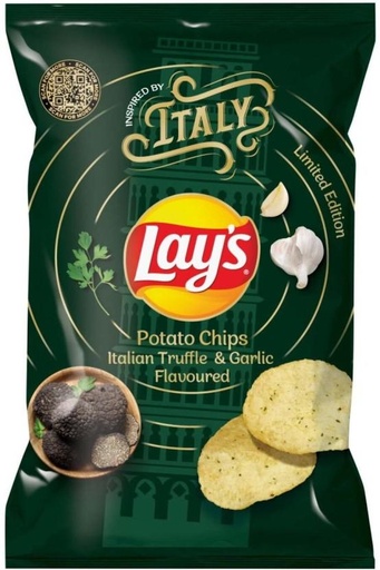 [CPSH7M5N5AKC34JM] Lay's Potato Chips Italian Truffle & Garlic Chips (1 x 120 g)