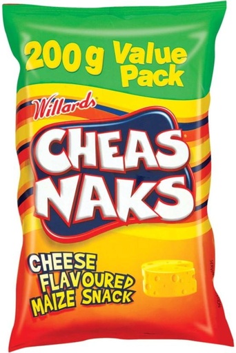[CPSHFS7YRTMKYDGX] Willards Cheasnaks Cheese Puffcorn (1 x 200 g)