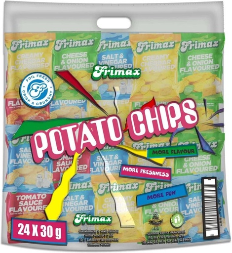 [CPSHFS7Y8VAAY4ZC] Frimax Assorted Chips (24 x 30 g)