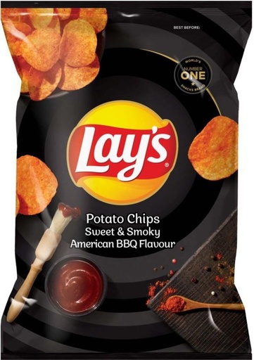 [CPSH4S5FPGAGXCGR] Lay's Sweet & Smokey American BBQ Chips (48 x 36 g)