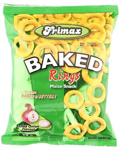 [CPSHFS7YHKVHEWKS] Frimax Baked Rings Chips (50 x 20 g)