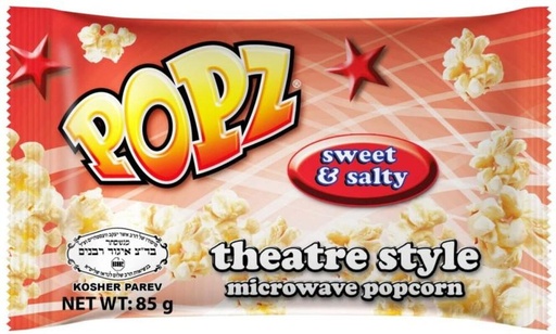 [PCOH4ZQEEDMYTDDD] Ster Kinekor Popz Microwave Sweet and Salty Popcorn (85 g)