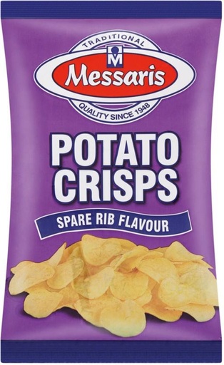 [CPSH4S5FSVEZ74RK] Messaris Potato Crisps Spare Rib Chips (1 x 125 g)