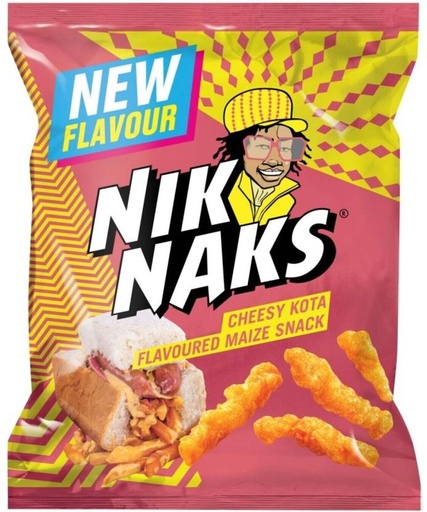 [CPSHBY57MTSAQHYZ] Simba Niknaks Cheesy Kota Maize Snack (22 x 135 g)