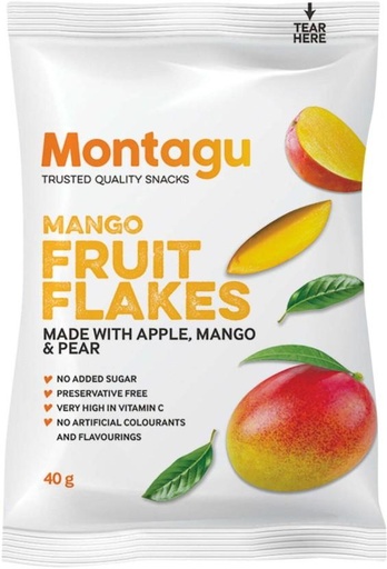[NDFHFTAYY6BF9DZK] Montagu Fruit Flakes Mango (10 x 40 g)
