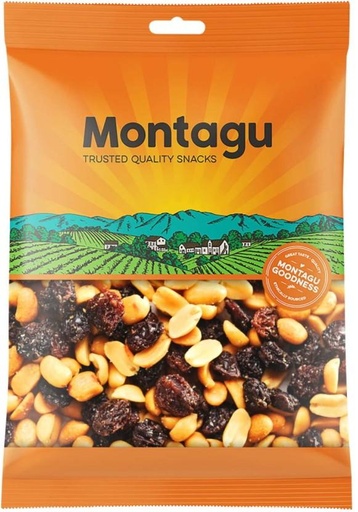 [NDFHFTAY4EBCNHUX] Montagu Mix Peanuts & Raisins (10 x 50 g)