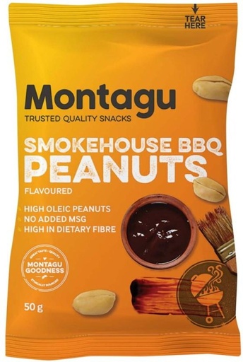 [NDFHFTAYTUHHDGZA] Montagu Smokehouse BBQ Flavoured Peanuts (50 g)