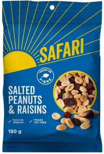 [NDFHFTAYKNZZMGZJ] Safari Salted Peanuts & Raisins (150 g)