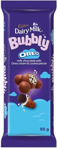 [CHOH26PHH6ZW2HZU] Cadbury Bubbly Oreo Milk Chocolate Slabs (95 g)