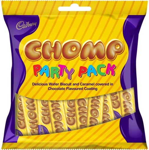 [CHOH26R3R7KFAWKB] Cadbury Chomp Party Pack Milk Chocolate Bites (168 g)