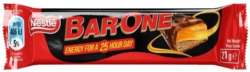 [CHOH26PHSH5QQT2T] Nestle Bar One Milk Chocolate Bars (21 g)