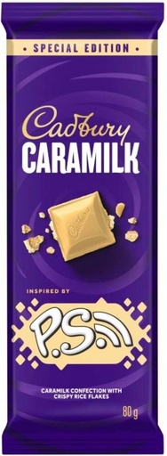 [CHOH7KQXFN7VE6J9] Cadbury Chocolate PS Caramilk White Chocolate Slabs (12 x 80 g)