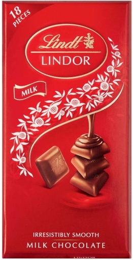 [CHOH4SUGEU7DSTCZ] Lindt Lindor Irresistibly Smooth Milk Chocolate Milk Chocolate Slabs (100 g)