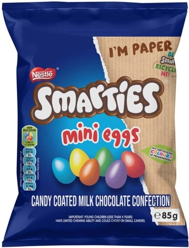 [CHOH26PHCHHGZ7XC] Nestle Smarties Mini Candy Coated Milk Chocolate Truffles (85 g)