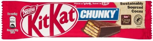[CHOH26PHUSG6UFR5] Nestle Kit Kat Crisp Wafer Chunky Milk Chocolate Bars (24 x 40 g)