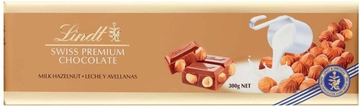 [CHOH26QBWETHAHFQ] Lindt Swiss Premium Hazelnut Milk Chocolate Bars (300 g)
