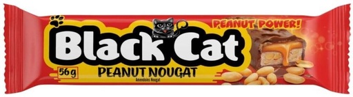 [CHOH5MX4SKJYX9YJ] Black Cat Peanut Power Nougat Bars (48 g)