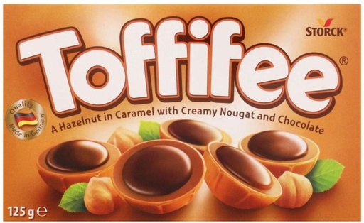 [CHOH26Q5FESWYFEE] Storck Toffifee Hazelnut Caramel Creamy Nougat Milk Chocolate Bites (125 g)